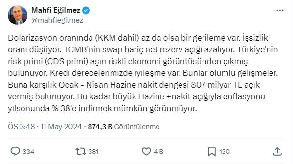 Mahfi Eğilmez: Büyük batacak 9